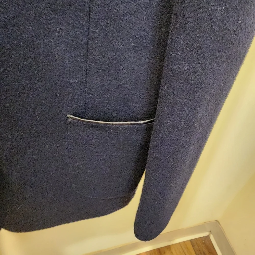 ENZO by Enzo Tocare Italy Elegant Navy Men's Blazer Size 44
